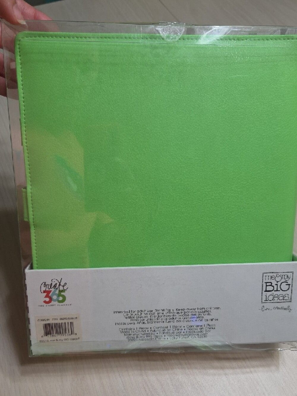 The Happy Planner Deluxe Classic Planner Cover - Lime Green "Get It Done" - Picture 2 of 5